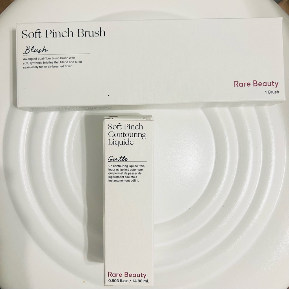 Rare Beauty soft pinch liquid contour and brush